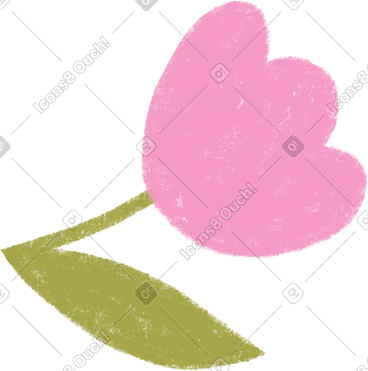 Pink flower PNG, SVG