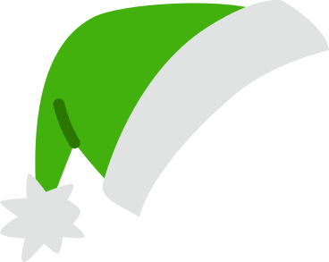 Grüne weihnachtsmütze PNG, SVG