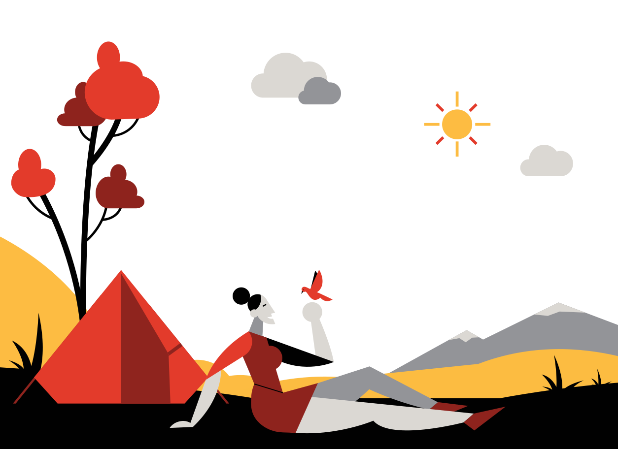 Journey Illustration in PNG, SVG