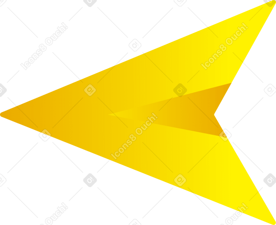 yellow airplane Illustration in PNG, SVG