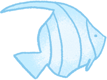 Blue fish в PNG, SVG