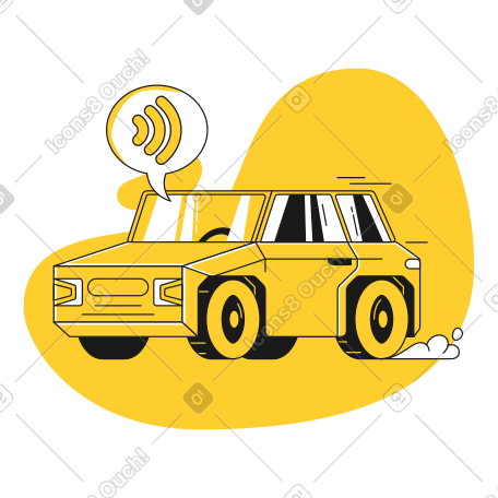 自动驾驶汽车 PNG, SVG