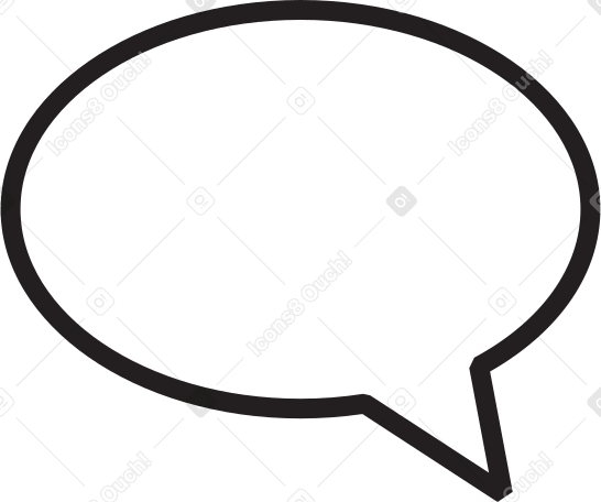 burbuja de diálogo PNG, SVG