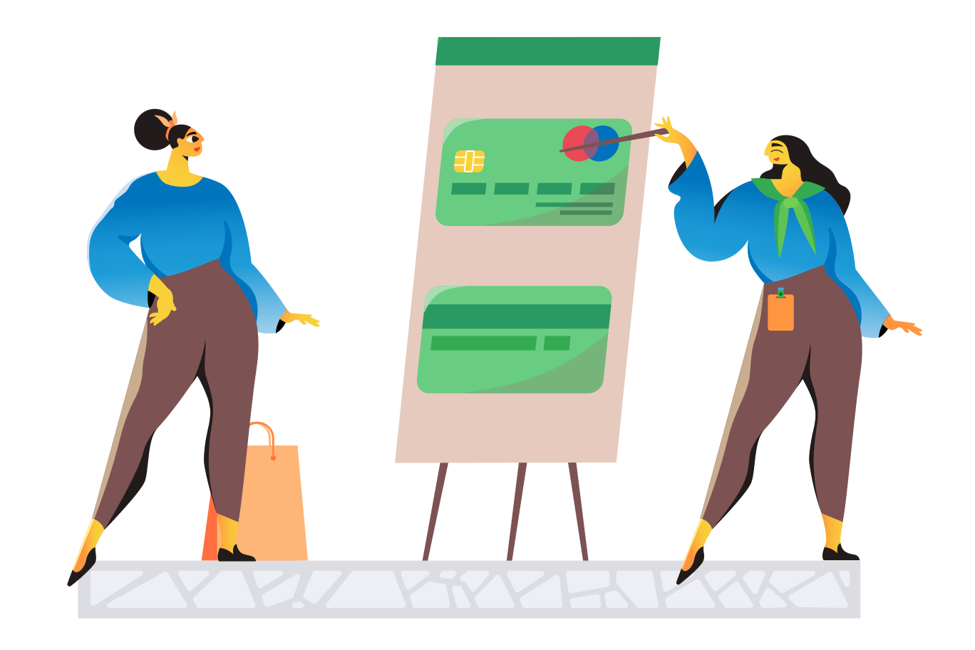 Bank consultant Illustration in PNG, SVG