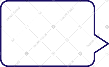 Empty rectangular speech bubble PNG, SVG