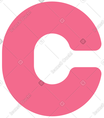 Letter c juicy PNG, SVG