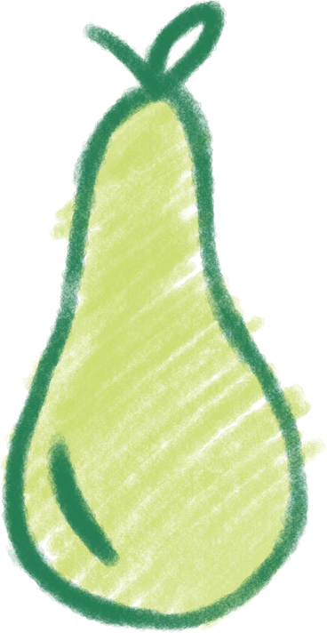 green pear PNG, SVG