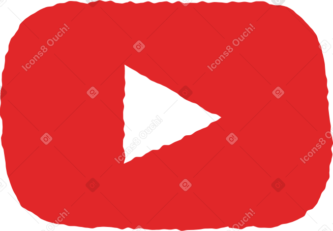 youtube logo PNG、SVG
