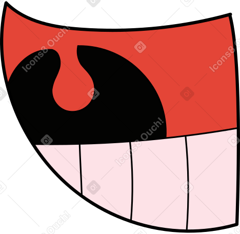 mouth Illustration in PNG, SVG