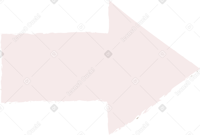 light pink arrow Illustration in PNG, SVG