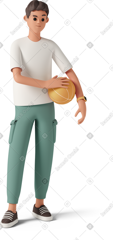 篮球抬眉的男孩 PNG, SVG