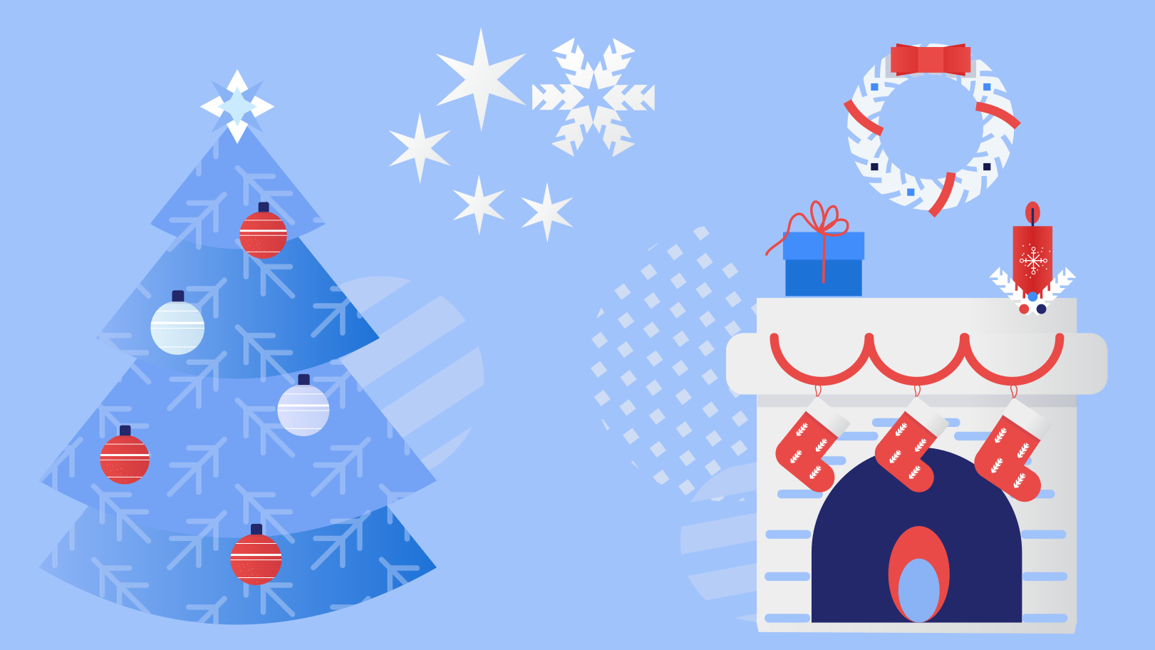 Christmas background Illustration in PNG, SVG