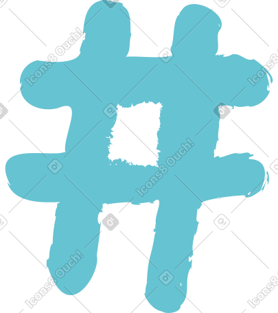 hashtag PNG, SVG