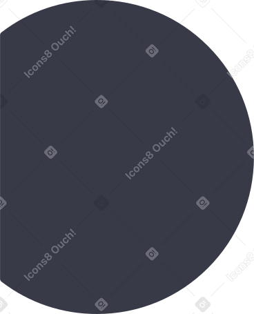 half-circle Illustration in PNG, SVG
