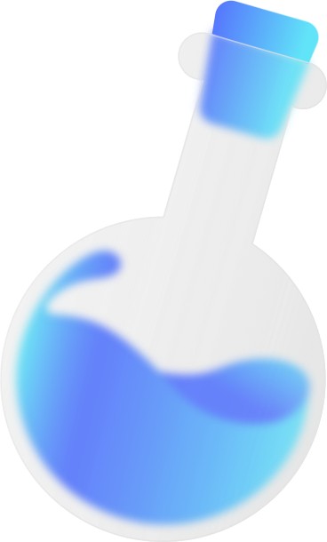 laboratory glass flask PNG, SVG