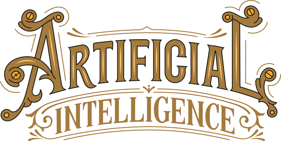 text artificial intelligence Illustration in PNG, SVG