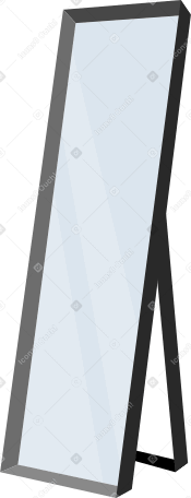 floor rectangular mirror PNG, SVG