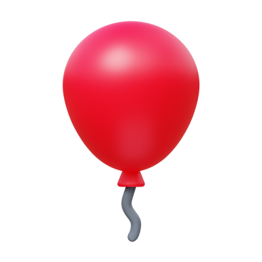 party balloon PNG, SVG