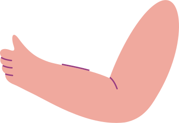 Hand of relaxation girl PNG、SVG