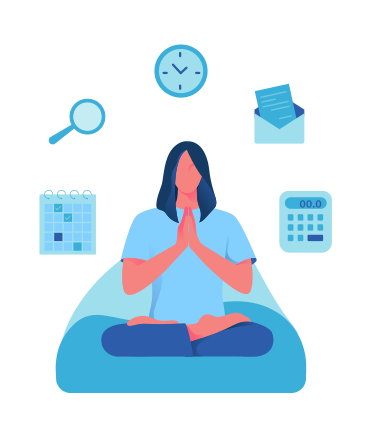 Work-life balance and employee well-being PNG, SVG