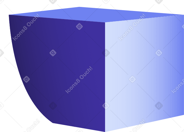 Синяя фигура в PNG, SVG