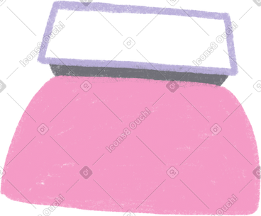 Cream in a pink jar PNG, SVG