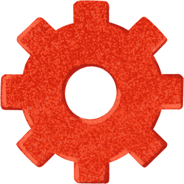 red gear в PNG, SVG