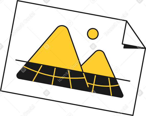 Image avec des pyramides PNG, SVG