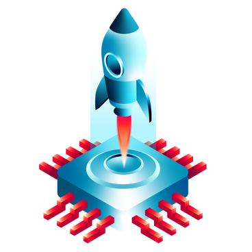Launching spaceship rocket for startup PNG, SVG