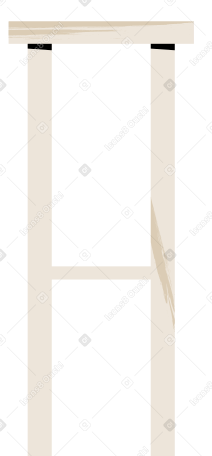 high bar stool Illustration in PNG, SVG