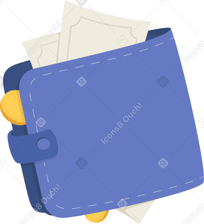 brieftasche mit geld PNG, SVG
