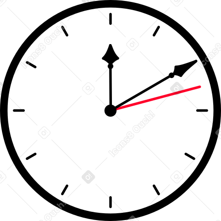Большие настенные часы в PNG, SVG
