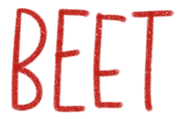 Beet lettering PNG, SVG