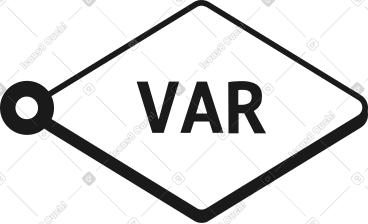 Var code plate PNG, SVG