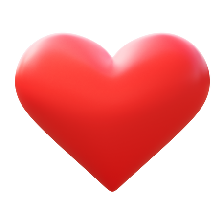 red heart  Illustration in PNG, SVG