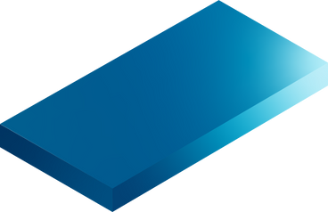 Blaue rechteckige plattform PNG, SVG