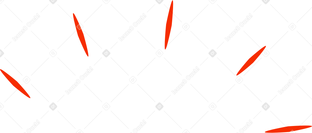five red lines в PNG, SVG