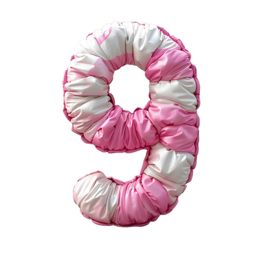 Blown fabric number PNG, SVG