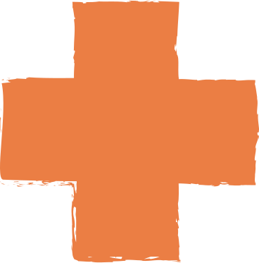 Orange cross PNG、SVG