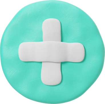 Round green blue plus button PNG, SVG