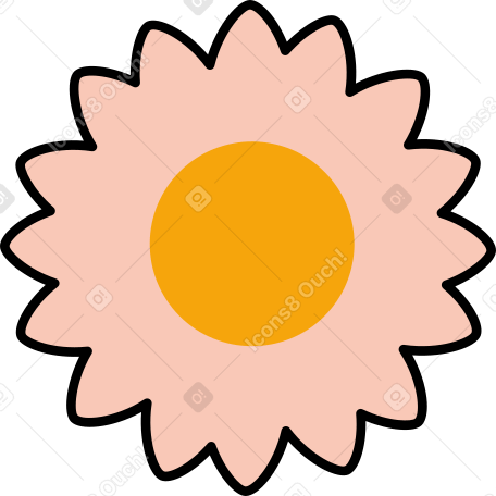 粉红色的花 PNG, SVG