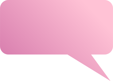 pink bubble speech rectangular PNG, SVG