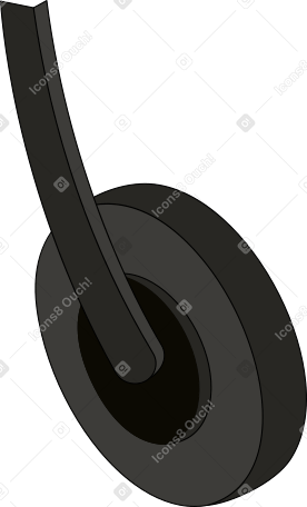 parte dos fones de ouvido PNG, SVG
