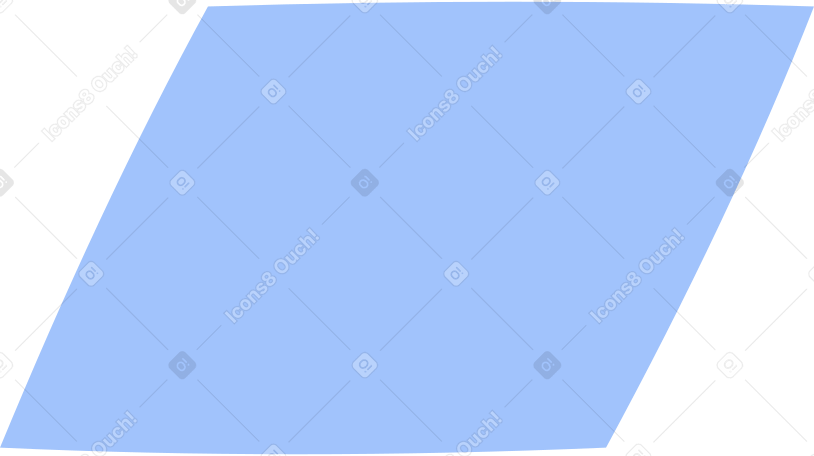 parallelogram blue Illustration in PNG, SVG