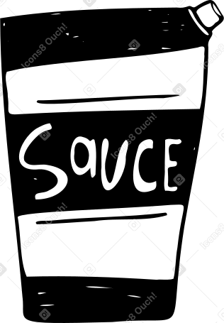 Пакет соуса в PNG, SVG