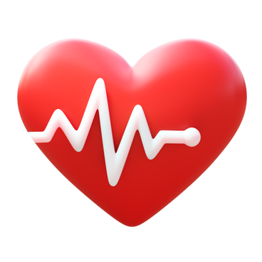 heart with pulse PNG, SVG