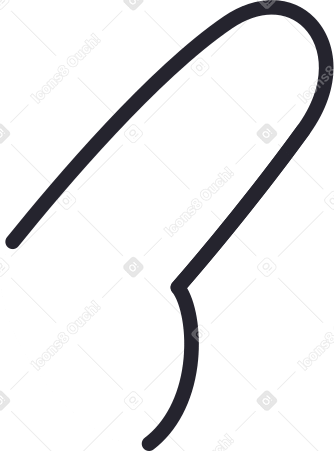 long thumb for holding PNG, SVG
