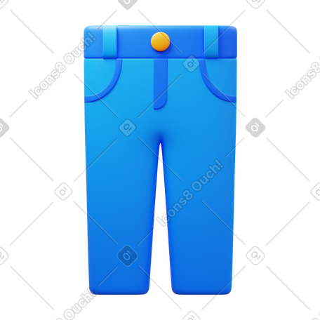 3D trousers PNG, SVG