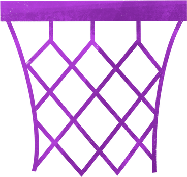 purple basketball net PNG, SVG