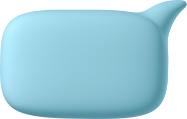 Kleine blaue sprechblase PNG, SVG